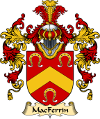 Irish Family Coat of Arms (v.25) MacFerrin or Fearon