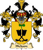 Irish Family Coat of Arms (v.25) Hickson