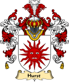 English Family Coat of Arms (v.25) Hurst