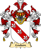 English Family Coat of Arms (v.25) Coulson