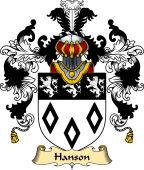 English Family Coat of Arms (v.25) Hanson