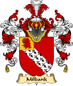 English Family Coat of Arms (v.25) Milbank