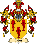 English Family Coat of Arms (v.25) Cabot