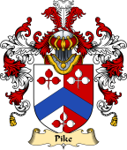 English Family Coat of Arms (v.25) Pike