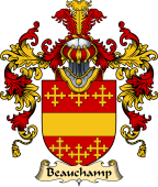 English Family Coat of Arms (v.25) Beauchamp