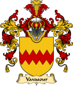 English Family Coat of Arms (v.25) Vavasour