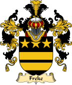 English Family Coat of Arms (v.25) Freke