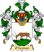 Irish Family Coat of Arms (v.25) O'Lennon