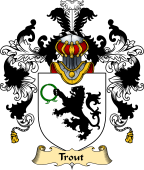 English Family Coat of Arms (v.25) Trout