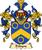 English Family Coat of Arms (v.25) Dobyns or Dobbins