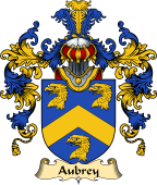 English Family Coat of Arms (v.25) Aubrey