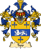 English Family Coat of Arms (v.25) Taap or Tapp