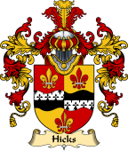 Irish Family Coat of Arms (v.25) Hicks