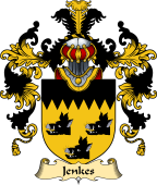 English Family Coat of Arms (v.25) Jenkes