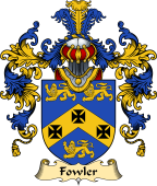 English Family Coat of Arms (v.25) Fowler