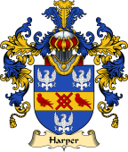 English Family Coat of Arms (v.25) Harper