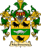 Irish Family Coat of Arms (v.25) MacSweeney