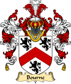 English Family Coat of Arms (v.25) Bourne