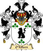 Irish Family Coat of Arms (v.25) O'Killeen