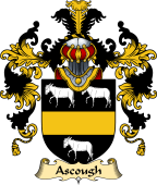 English Family Coat of Arms (v.25) Ascough