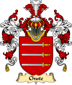 English Family Coat of Arms (v.25) Chute