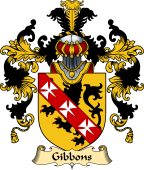 English Family Coat of Arms (v.25) Gibbons