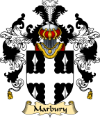 Irish Family Coat of Arms (v.25) Marbury