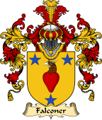 English Family Coat of Arms (v.25) Falconer