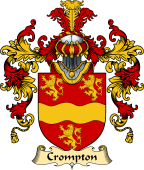 English Family Coat of Arms (v.25) Crompton