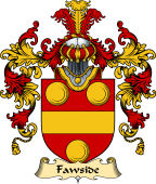 Scottish Family Coat of Arms (v.25) Fawside or Fawsyde