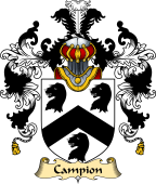 English Family Coat of Arms (v.25) Campion