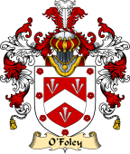 Irish Family Coat of Arms (v.25) O'Foley