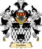 English Family Coat of Arms (v.25) Larkin