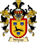 English Family Coat of Arms (v.25) Heneage