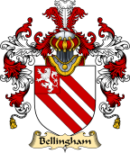 English Family Coat of Arms (v.25) Bellingham I