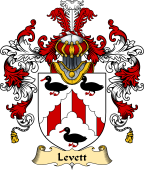 Irish Family Coat of Arms (v.25) Levett or Lyvet