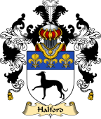 English Family Coat of Arms (v.25) Halford