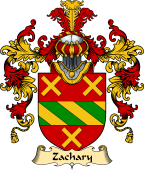 English Family Coat of Arms (v.25) Zachary