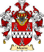 English Family Coat of Arms (v.25) Meares