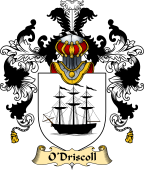 Irish Family Coat of Arms (v.25) O'Driscoll