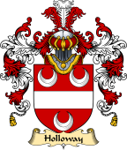 English Family Coat of Arms (v.25) Holloway