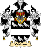 English Family Coat of Arms (v.25) Wisham