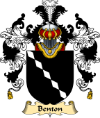 English Family Coat of Arms (v.25) Benton