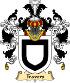 Irish Family Coat of Arms (v.25) Travers