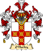 Irish Family Coat of Arms (v.25) O'Hurley