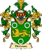 English Family Coat of Arms (v.25) Herman