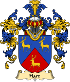 English Family Coat of Arms (v.25) Hart II