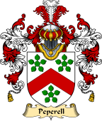 English Family Coat of Arms (v.25) Peperell