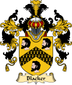 English Family Coat of Arms (v.25) Blacker