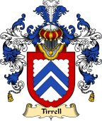 English Family Coat of Arms (v.25) Tirrell or Tyrell